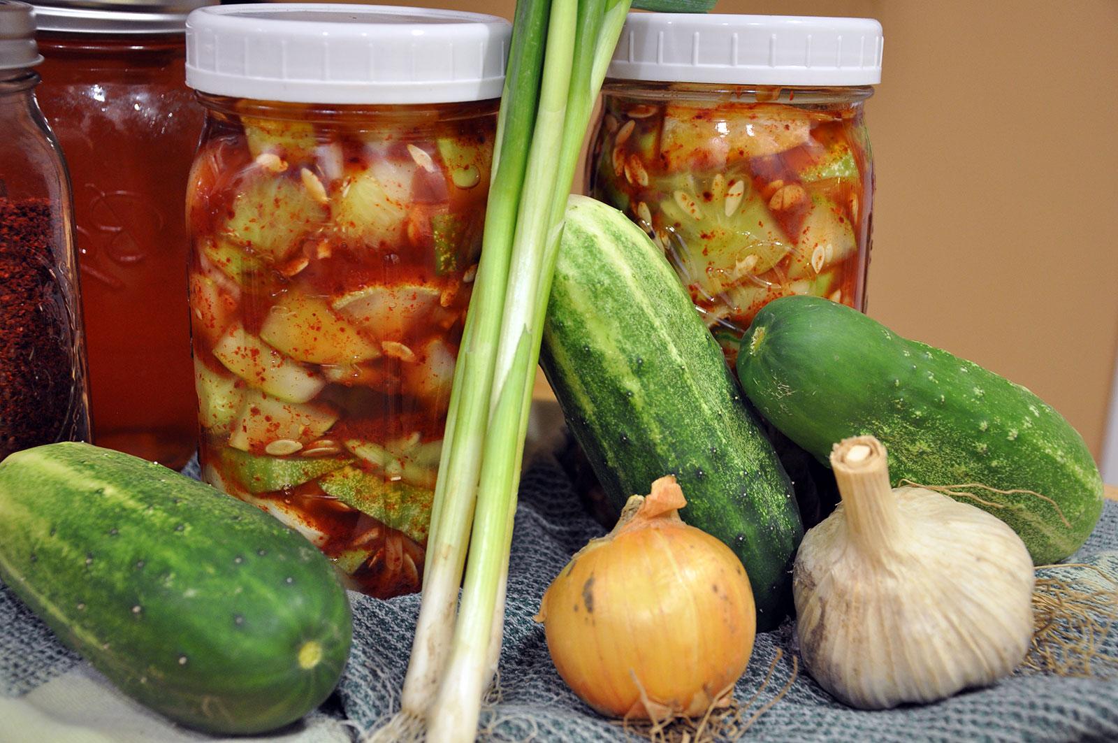 Cucumber kimchi